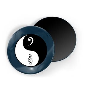 Bass & Treble Yin Yang Signs Magnet