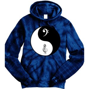 Bass & Treble Yin Yang Signs Tie Dye Hoodie