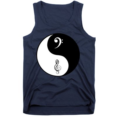 Bass & Treble Yin Yang Signs Tank Top