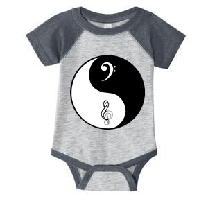 Bass & Treble Yin Yang Signs Infant Baby Jersey Bodysuit