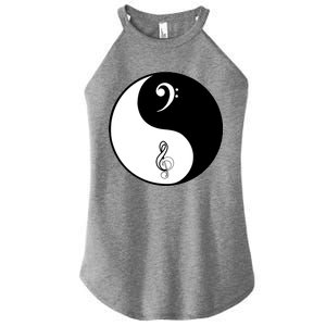 Bass & Treble Yin Yang Signs Women's Perfect Tri Rocker Tank