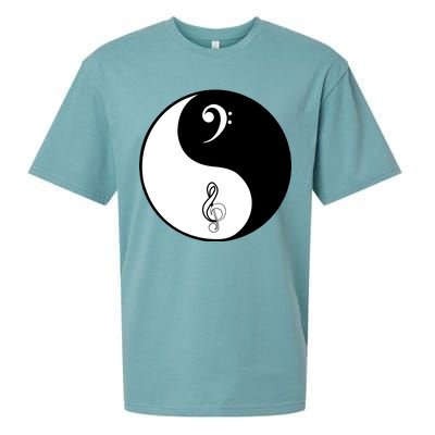 Bass & Treble Yin Yang Signs Sueded Cloud Jersey T-Shirt