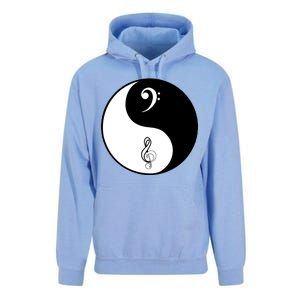 Bass & Treble Yin Yang Signs Unisex Surf Hoodie