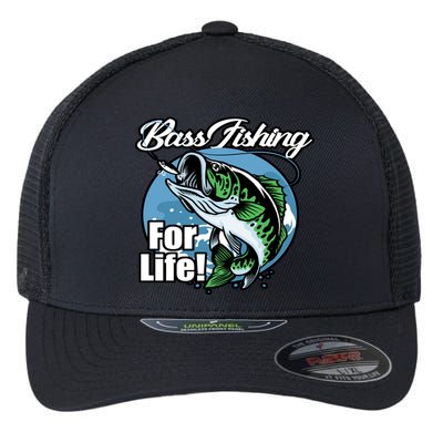 Bass Fishing For Life Flexfit Unipanel Trucker Cap