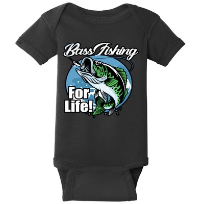 Bass Fishing For Life Baby Bodysuit