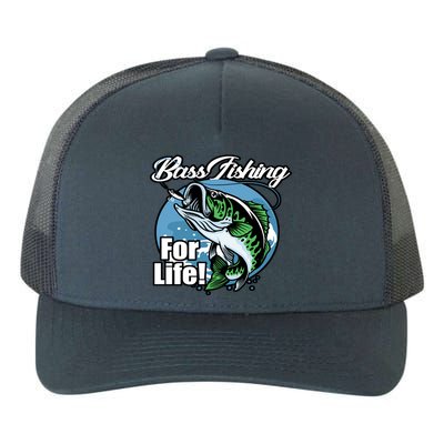 Bass Fishing For Life Yupoong Adult 5-Panel Trucker Hat