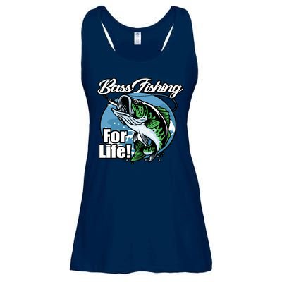 Bass Fishing For Life Ladies Essential Flowy Tank