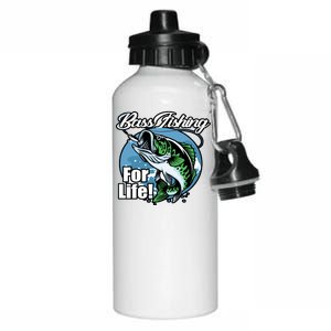 Bass Fishing For Life Aluminum Water Bottle