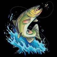 Bass Fishing Water City Backpack