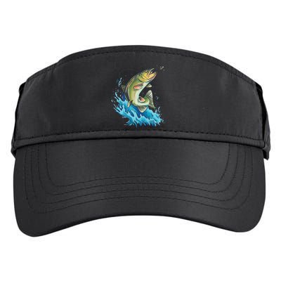 Bass Fishing Water Adult Drive Performance Visor