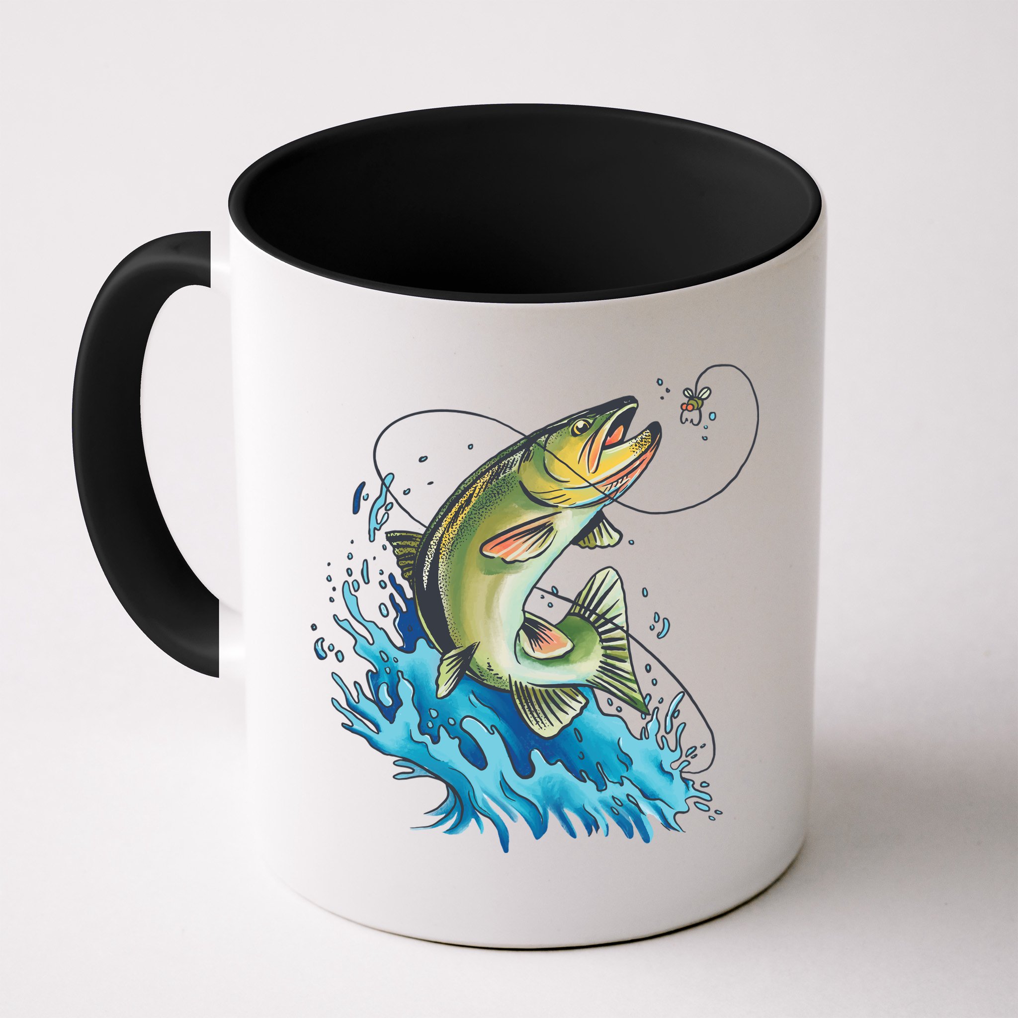 Bass Fishing Water Mug