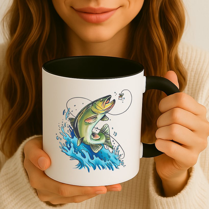 Bass Fishing Water Mug