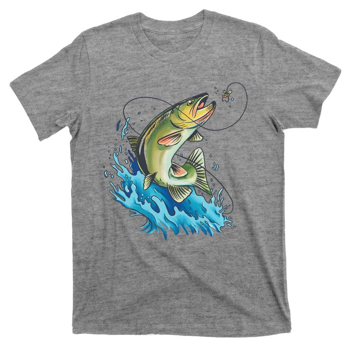 Bass Fishing Water T-Shirt