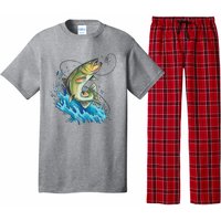 Bass Fishing Water Pajama Set