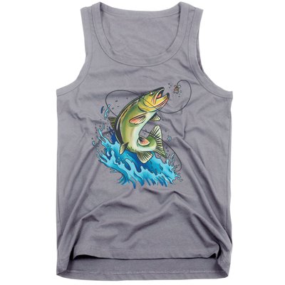 Bass Fishing Water Tank Top