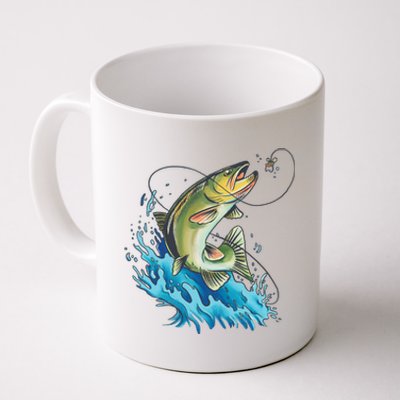 Bass Fishing Water Coffee Mug