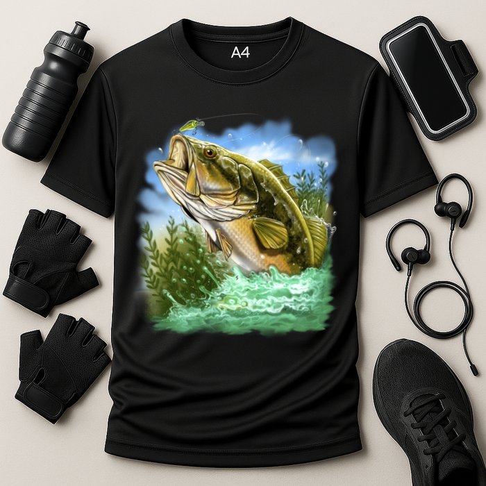 Bass In Action Cooling Performance Crew T-Shirt