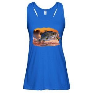 Bass Leaping Ladies Essential Flowy Tank