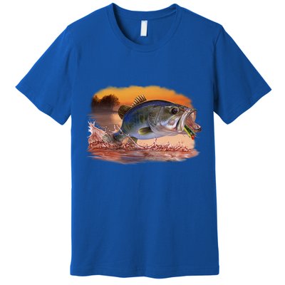 Bass Leaping Premium T-Shirt