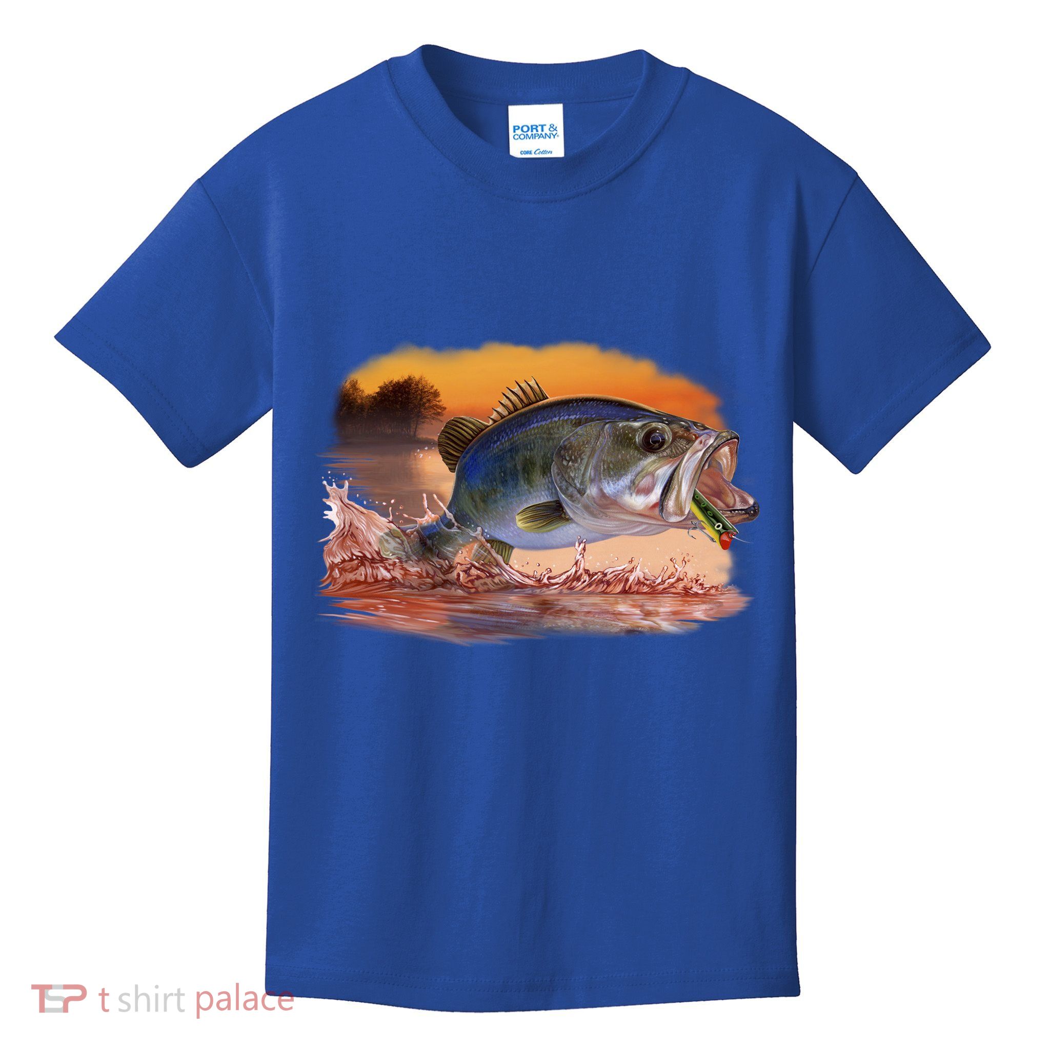 Bass Leaping Kids T-Shirt
