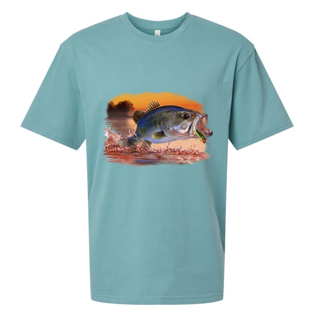 Bass Leaping Sueded Cloud Jersey T-Shirt