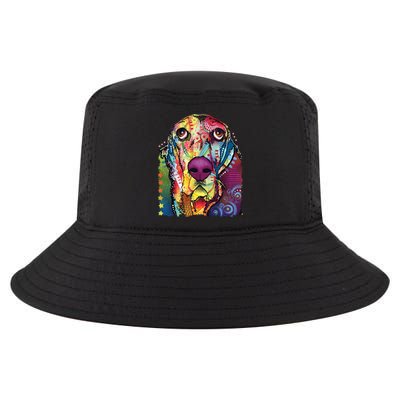 Basset Hound - Dog - Dean Russo Cool Comfort Performance Bucket Hat