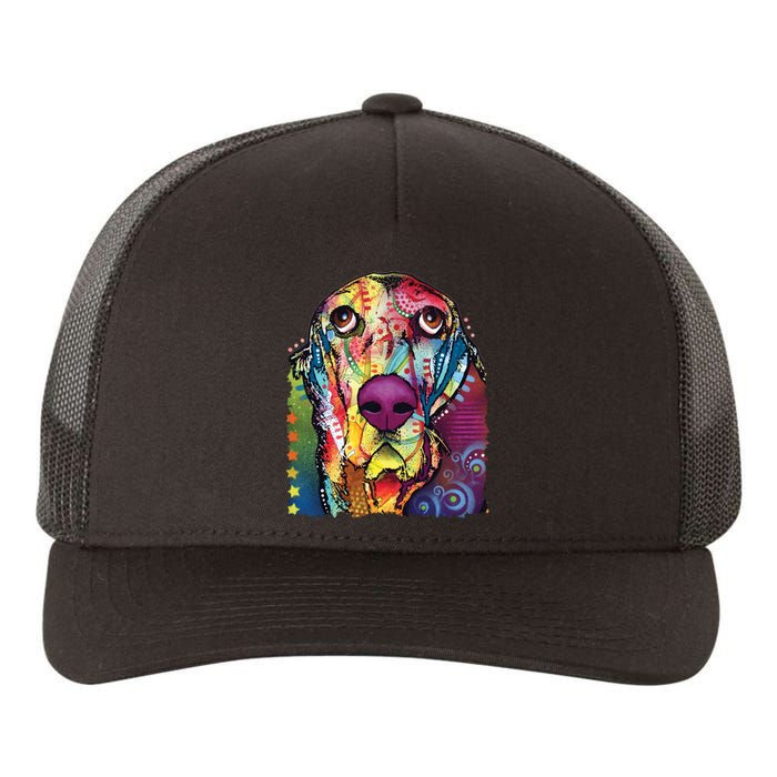 Basset Hound - Dog - Dean Russo Yupoong Adult 5-Panel Trucker Hat