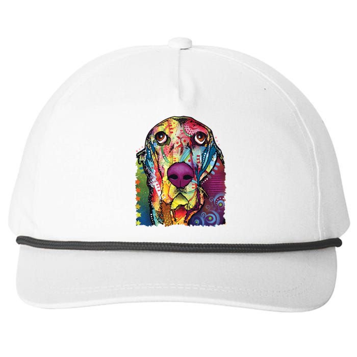 Basset Hound - Dog - Dean Russo Snapback Five-Panel Rope Hat