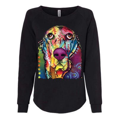 Basset Hound - Dog - Dean Russo Womens California Wash Sweatshirt