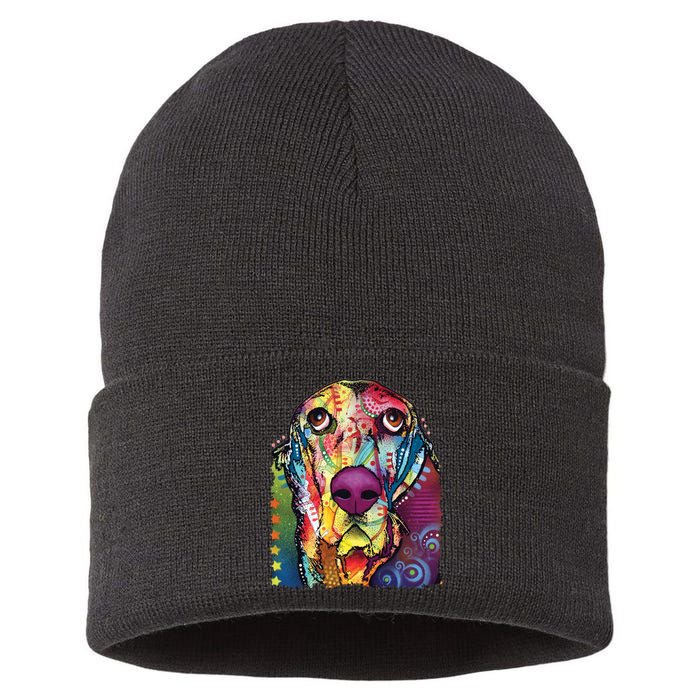 Basset Hound - Dog - Dean Russo Sustainable Knit Beanie