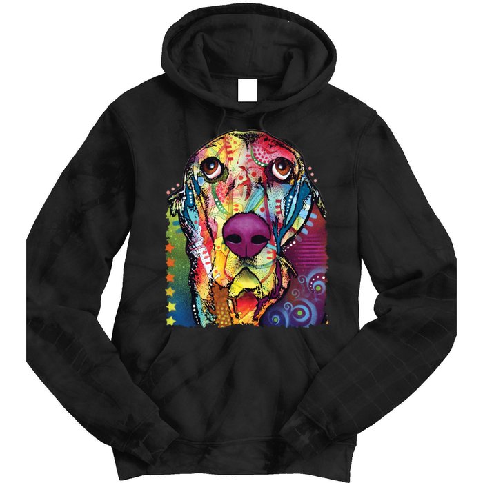 Basset Hound - Dog - Dean Russo Tie Dye Hoodie