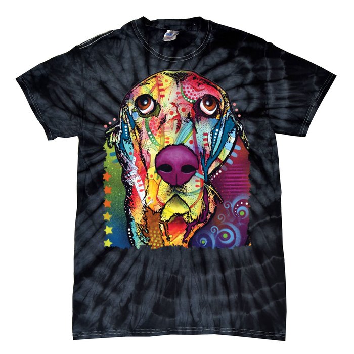 Basset Hound - Dog - Dean Russo Tie-Dye T-Shirt