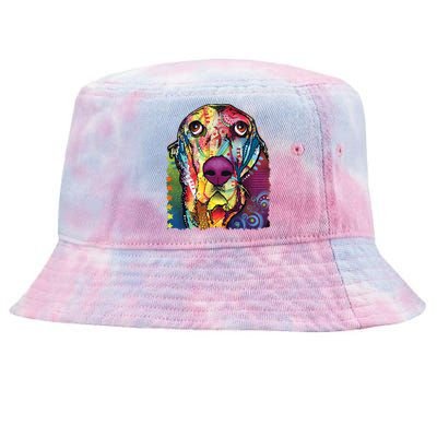 Basset Hound - Dog - Dean Russo Tie-Dyed Bucket Hat