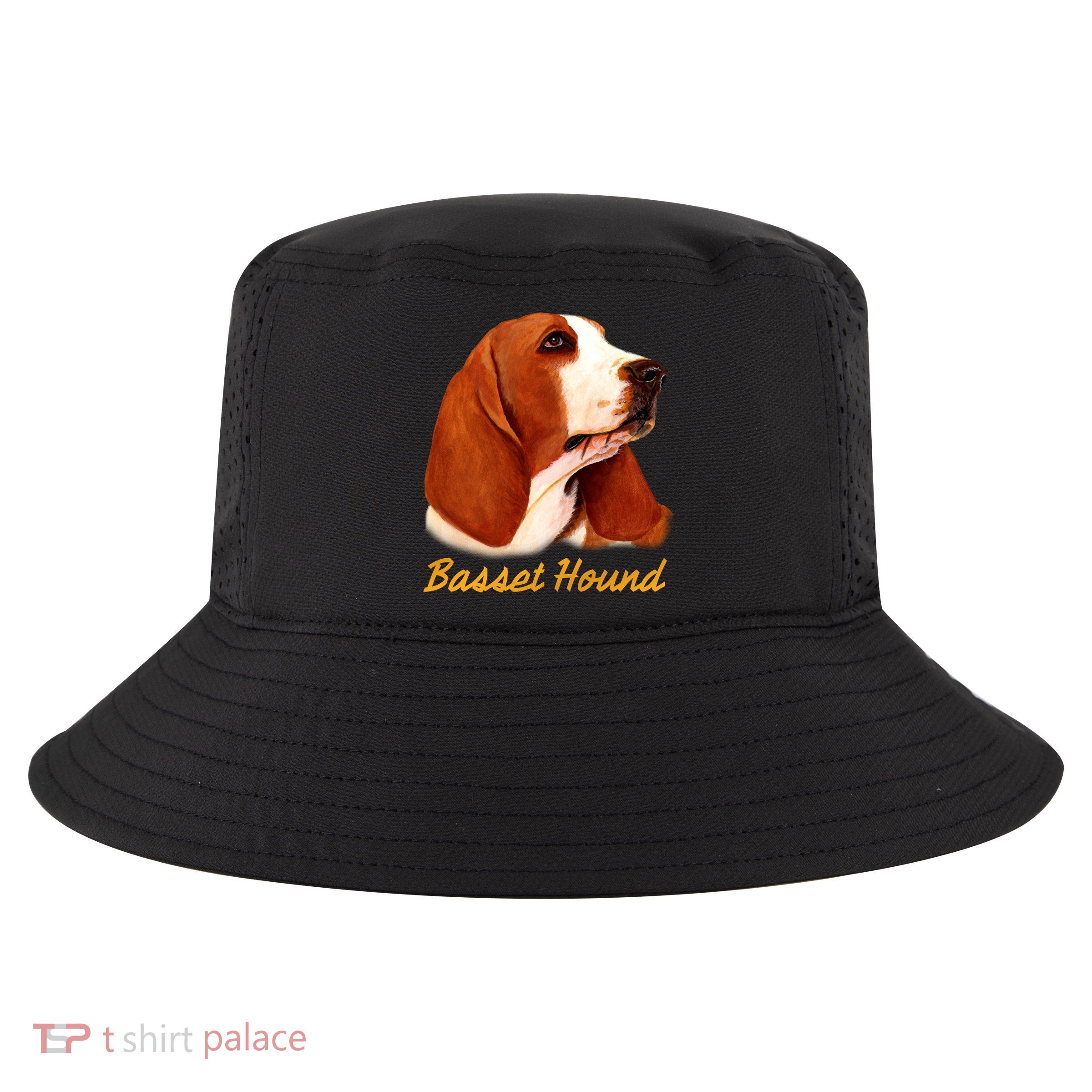 Basset Hound Dog Signature Portrait Cool Comfort Performance Bucket Hat