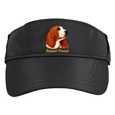 Basset Hound Dog Signature Portrait Adult Drive Performance Visor