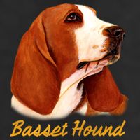 Basset Hound Dog Signature Portrait Adult Drive Performance Visor