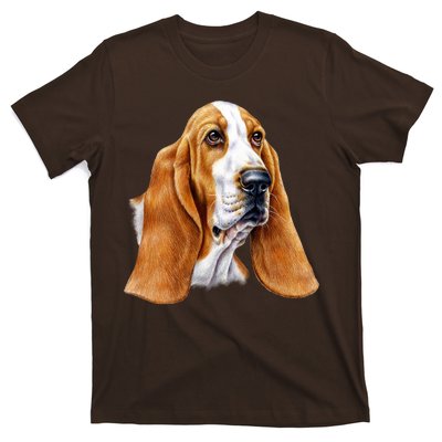 Basset Hound Face T-Shirt