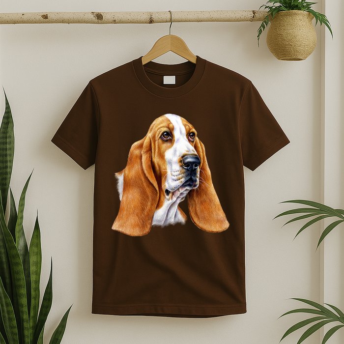 Basset Hound Face T-Shirt