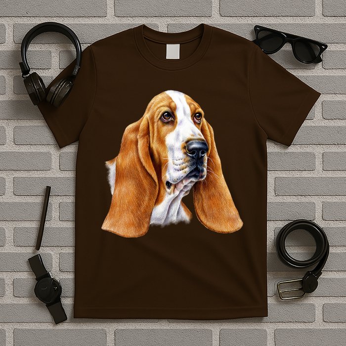 Basset Hound Face T-Shirt