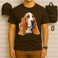 Basset Hound Face T-Shirt