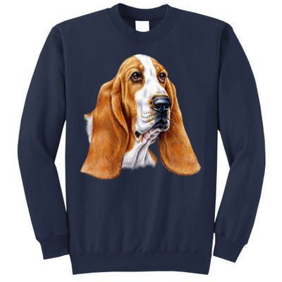 Basset Hound Face Sweatshirt