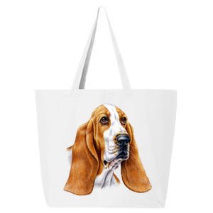 Basset Hound Face 25L Jumbo Tote