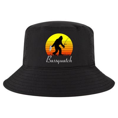 Bassquatch Bigfoot Fishing Cool Comfort Performance Bucket Hat