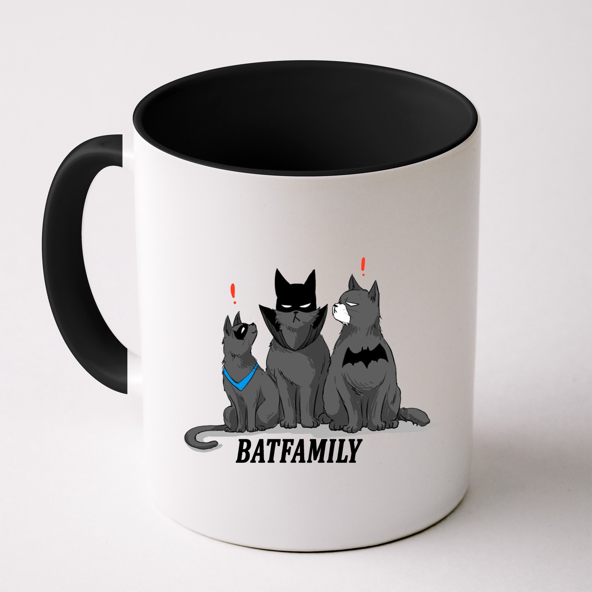Bat Family Cats Cartoon Mug