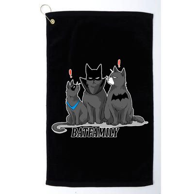 Bat Family Cats Cartoon Golf Towel