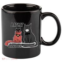 Bat Kitten Cat Funny Spoof Cartoon 11oz C Handle Ceramic Mug