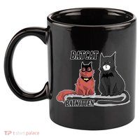 Bat Kitten Cat Funny Spoof Cartoon 11oz C Handle Ceramic Mug