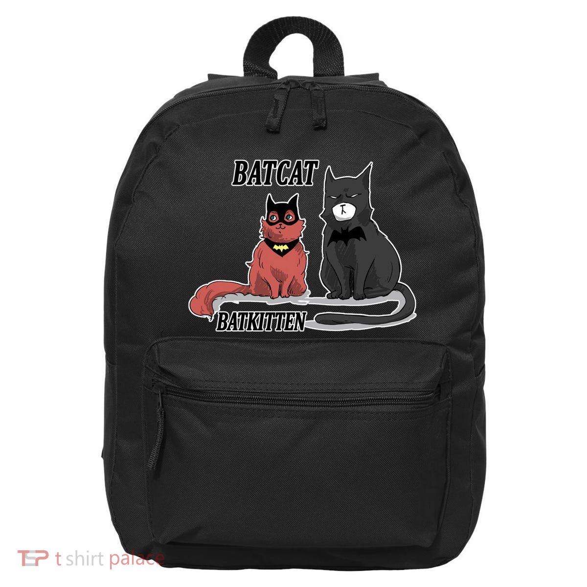 Bat Kitten Cat Funny Spoof Cartoon 16 in Basic Backpack
