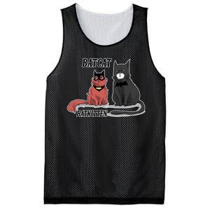 Bat Kitten Cat Funny Spoof Cartoon Mesh Reversible Basketball Jersey Tank