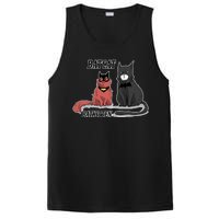 Bat Kitten Cat Funny Spoof Cartoon PosiCharge Competitor Tank